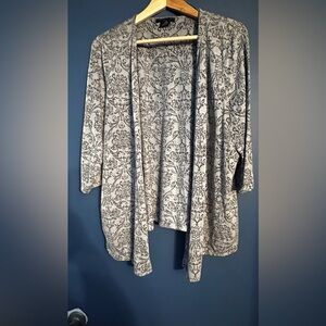 Women's Gray Patterned Sweater